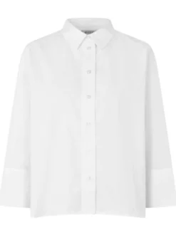 Masai Damen Hemdbluse in weiß - Ärmel: 3/4 Arm