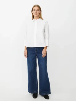 Masai Damen Hemdbluse in weiß - Ärmel: 3/4 Arm