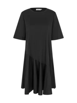 Masai Damen Jerseykleid in schwarz - Länge: midi