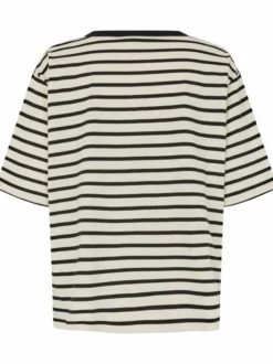 Masai Damen Kurzarm T-shirt in schwarz - Ärmel: Halbarm
