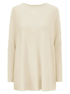 Masai Damen Langarm-Strickpullover in beige