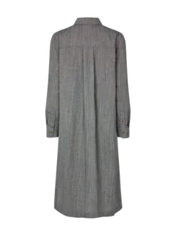 Masai Damen Shirtkleid in denim - Länge: lang