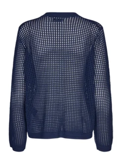 Masai Damen Strickjacke in marine - Ärmel: langarm
