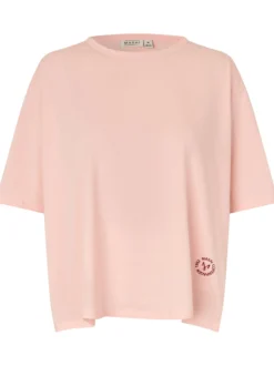 Masai Damen T-Shirt in rosa - Ausschnitt: Rundhals