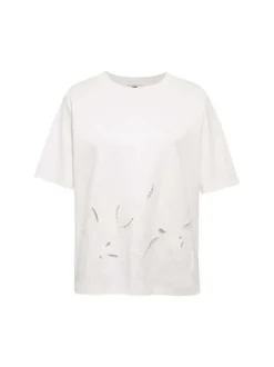 Mavi Damen T-Shirt in weiß - Ausschnitt: Rundhals