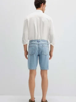 Mavi Herren Jeansshorts - Lucas in bleached