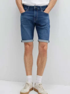 Mavi Herren Jeansshorts - Tim in denim