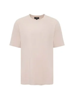 Mavi Herren T-Shirt in beige - Ausschnitt: Rundhals