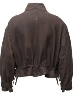 Maze Damen Lederjacke in braun
