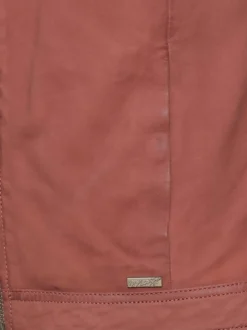 Maze Damen Lederjacke in rosa