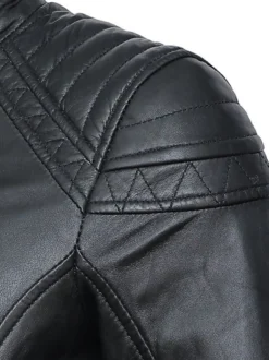 Maze Damen Lederjacke in schwarz