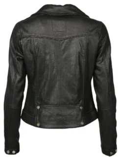 Maze Damen Lederjacke in schwarz