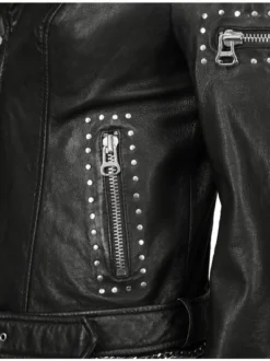 Maze Damen Lederjacke in schwarz