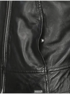 Maze Damen Lederjacke in schwarz
