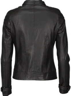 Maze Damen Lederjacke in schwarz