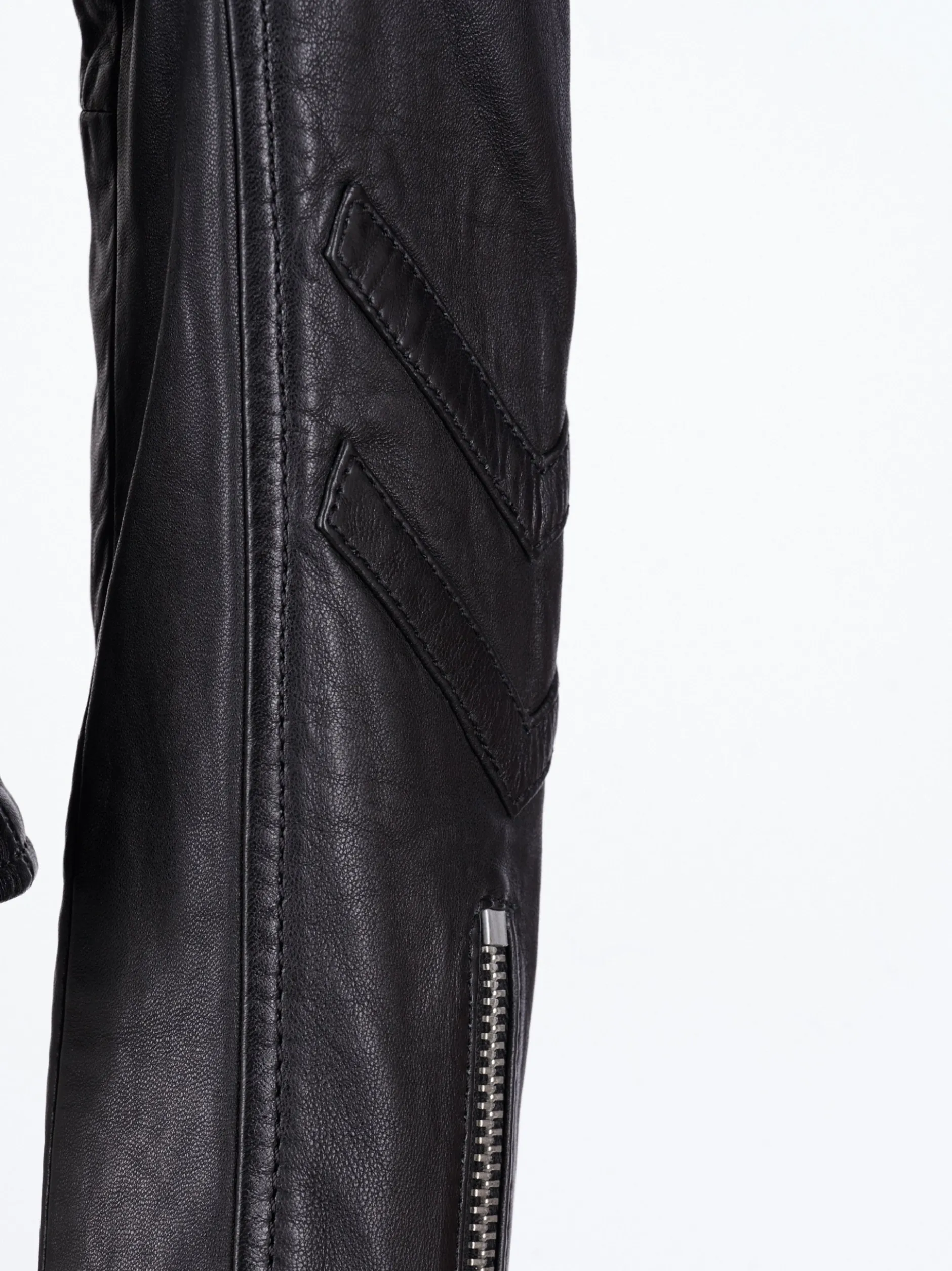 Maze Damen Lederjacke in schwarz