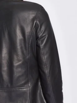 Maze Damen Lederjacke in schwarz