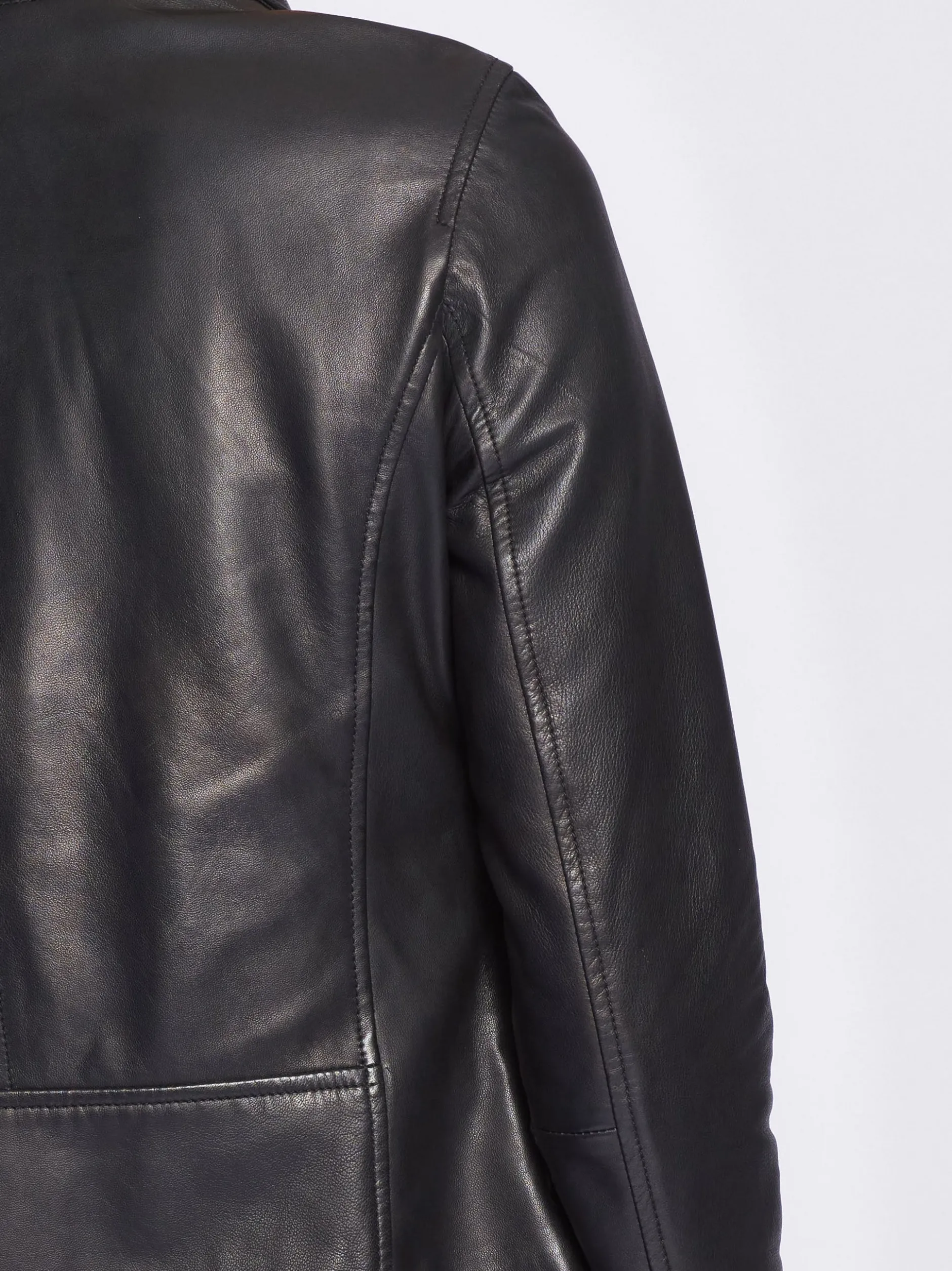 Maze Damen Lederjacke in schwarz