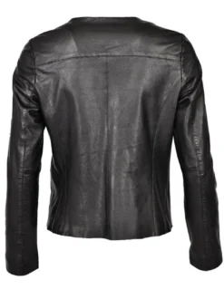 Maze Damen Lederjacke in schwarz