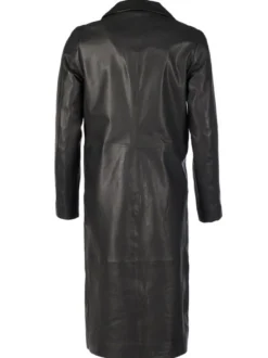 Maze Damen Ledermantel in schwarz