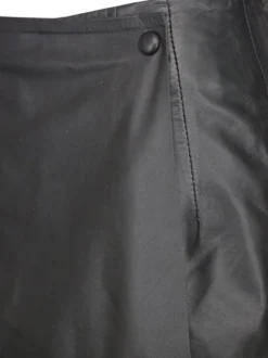 Maze Damen Lederskirt in schwarz