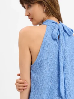 mbyM Damen Spitzenkleid - Zuzeelani-M in hellblau