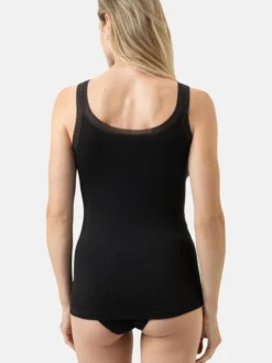 Mey Damen Unterhemden im 2er-Pack in schwarz