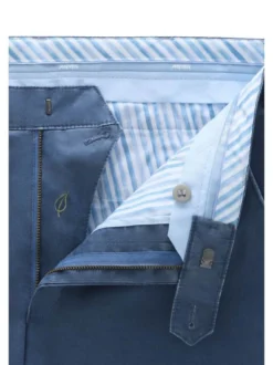 MEYER Herren Chinohose in blau - Länge: lang