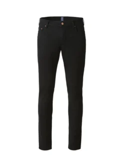 MEYER Herren Chinohose - M5 Five Pocket in schwarz