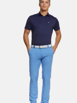 MEYER Herren Poloshirt - Tiger in blau - Ärmel: kurzarm