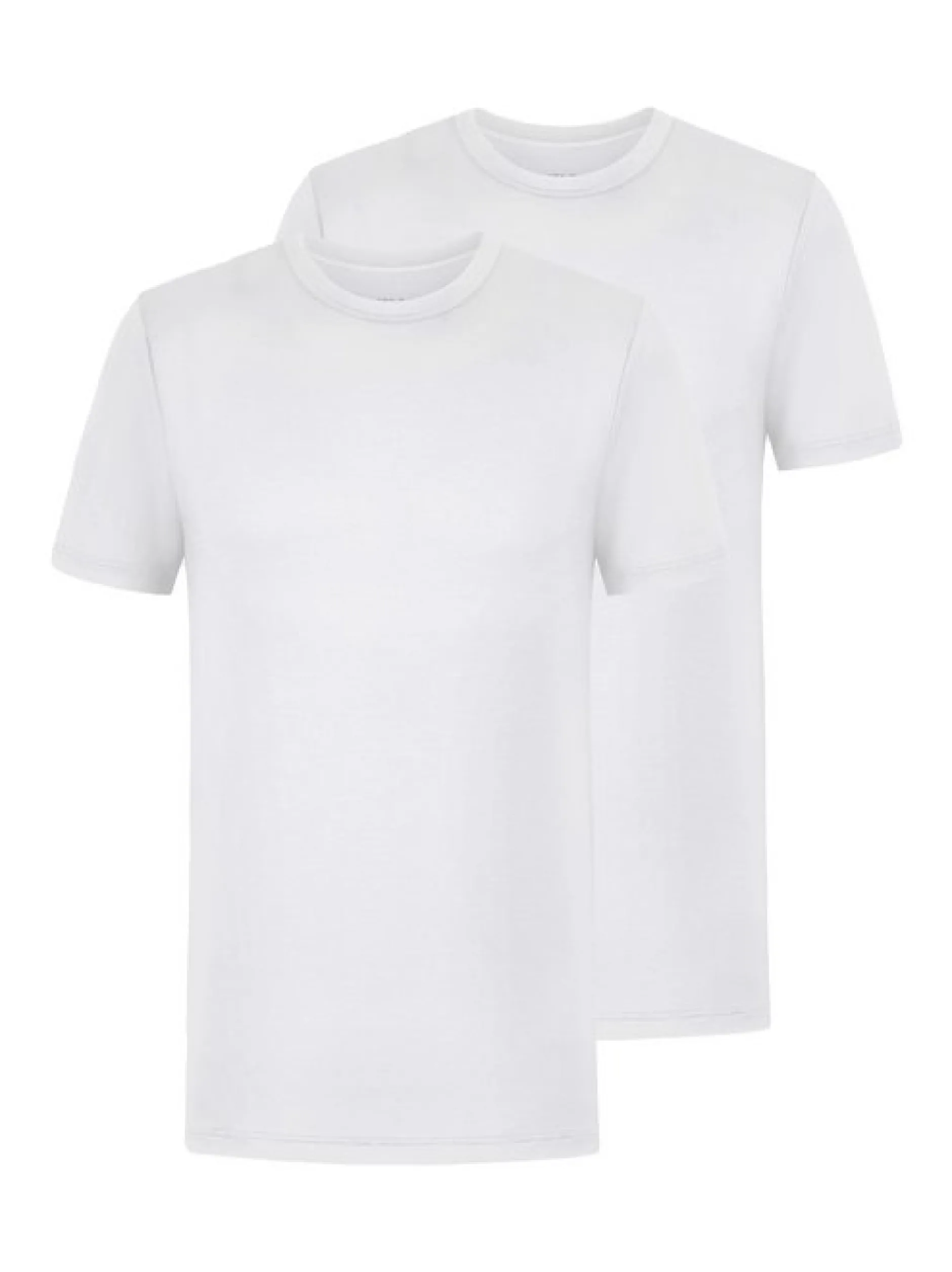 Mey Herren Unterziehshirt im 2er-Pack in weiß