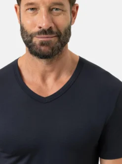 Mey Herren Unterziehshirts im 2er-Pack in marine