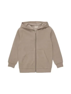 Minymo Jungen Kapuzensweatjacke - MISweat in braun