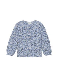 Minymo Kinder Langarmshirt - MIT-shirt in blau