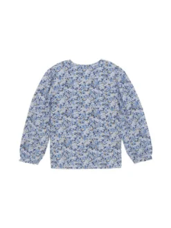 Minymo Kinder Langarmshirt - MIT-shirt in blau