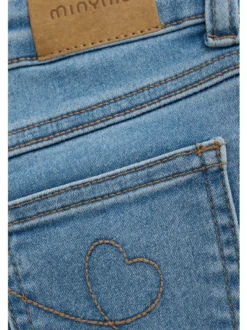 Minymo Kinder Regular-fit-Jeans - MIJeans in hellblau