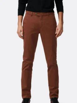MMX Herren Chino-Hose in braun - Länge: lang