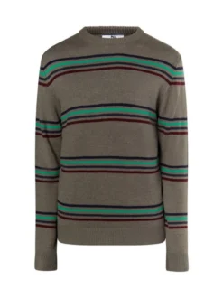 Mo Herren Pullover in grau - Ausschnitt: Rundhals