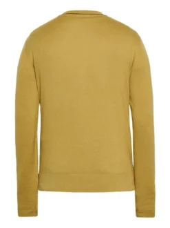 Mo Herren Pullover in khaki - Ausschnitt: ohne Kragen
