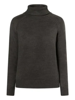 Mo Herren Rollkragenpullover in anthrazit