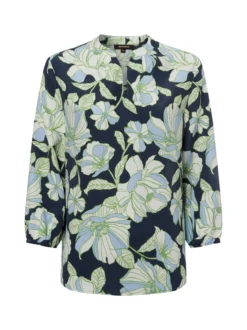 More & More Damen Blusenshirt in petrol ecru