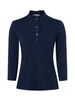 More & More Damen Langarmshirt in marine