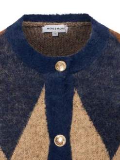 More & More Damen Strickjacke in marine braun