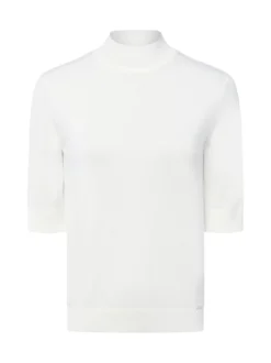 More & More Damen Strickshirt in ecru - Ärmel: Halbarm