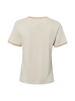 More & More Damen T-Shirt in beige - Ärmel: kurzarm
