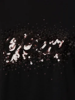 More & More Damen T-Shirt in schwarz - Ärmel: kurzarm
