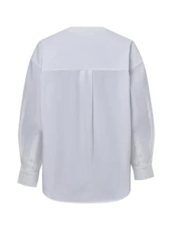 Msch Copenhagen Damen Businessbluse - MSCHNadetta Zenika in weiß