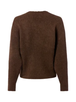 Msch Copenhagen Damen Pullover mit Alpaka-Anteil - MSCHZinelle in schoko