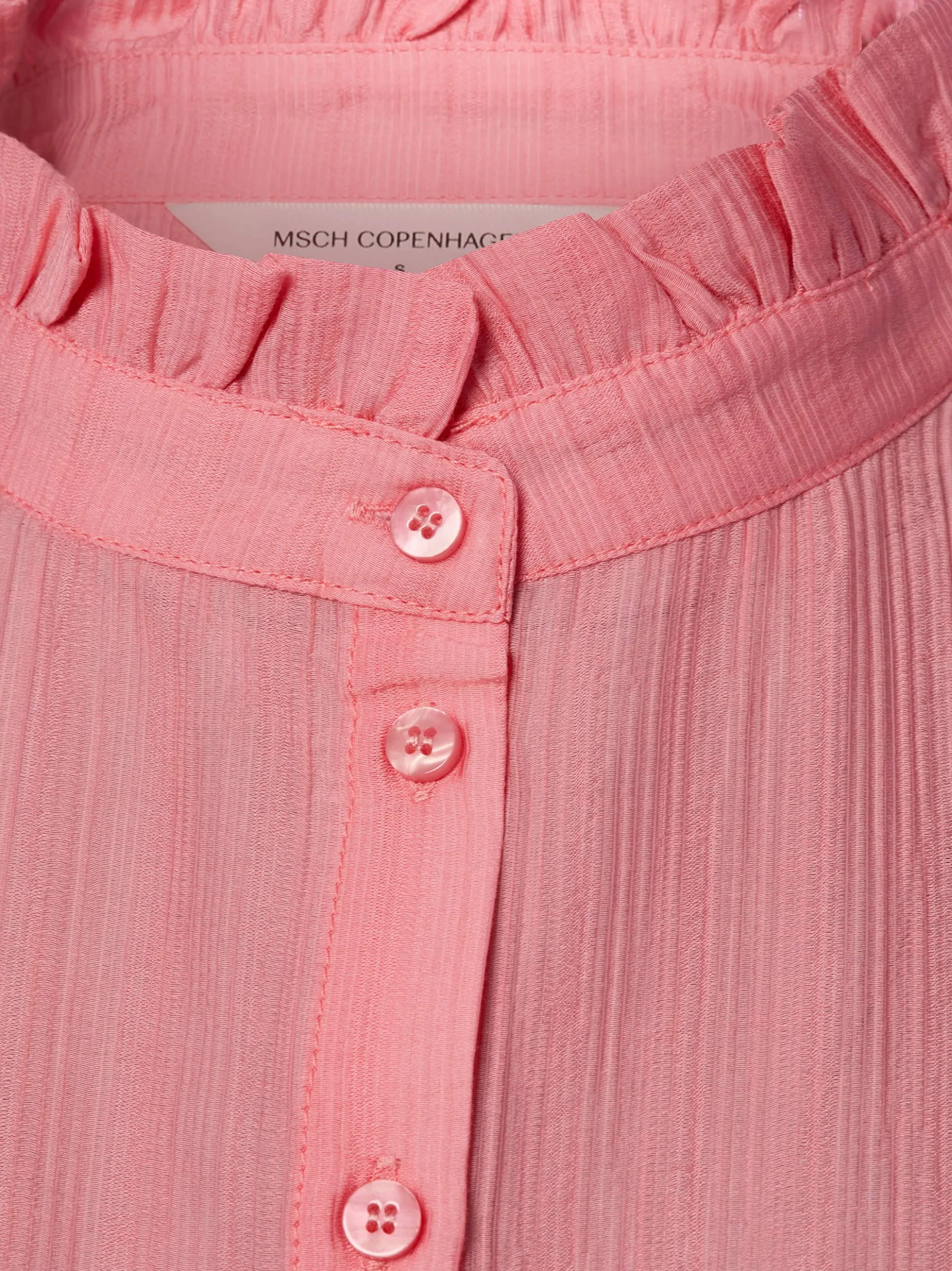 Msch Copenhagen Damen Sommerbluse - MSCHFemine in koralle