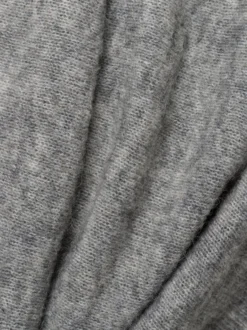 Msch Copenhagen Damen Strickpullover mit Alpakaateil - MSCHFestina Hope in grau